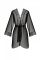 Пеньюар Passion AMBERLY PEIGNOIR black, L/XL, пояс у комплекті