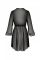Пеньюар Passion AMBERLY PEIGNOIR black, S/M, пояс у комплекті