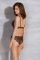Комплект Passion AMBERLY SET black, S/M, бралет і трусики бразиліана