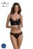 Комплект Passion DROSERA SET black, L/XL, сітка+мереживо, бюстьє та трусики танга