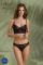 Комплект Passion DROSERA SET black, XXL/XXXL, сітка+мереживо, бюстьє та трусики танга