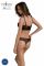 Комплект Passion DROSERA SET black, XXL/XXXL, сітка+мереживо, бюстьє та трусики танга