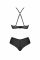 Комплект Passion KERRIA BIKINI black, L/XL, бралет і трусики-бікіні