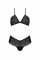 Комплект Passion KERRIA BIKINI black, S/M, бралет і трусики-бікіні