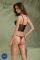 Комплект Passion KERRIA SET black, S/M, сітка+мереживо, бюстьє та стрінги