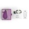 Вакуумний кліторальний стимулятор Womanizer Liberty 2 Purple, 8 режимів, магнітна кришечка