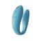 Смарт-вібратор для пар We-Vibe Sync GO Turquoise, тревел-кейс