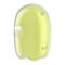 Вакуумний кліторальний стимулятор з вібрацією Satisfyer Glowing Ghost Yellow, світиться в темряві