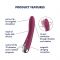 Вібратор точки G з обертанням Satisfyer Spinning Vibe 1 Red, 2 мотори