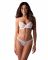 Комплект Obsessive Alissium 2-pcs set, XS/S, мереживо, ліф з м’якою чашкою, трусики танга