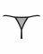 Трусики-стрінги Obsessive Novenes crotchless thong, XL/2XL, сітка, стрепи, прикраса зі стразами