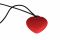 Мінівібратор «Сердечко» FairyGasm PleasureStone red, 9 режимів, на шнурку