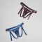 Трусики для страпона Strap-On-Me Harness Generous Aubergine, One Size, штучна шкіра, регульовані ремені, змінні кріплення для дилд