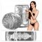 Двосторонній мастурбатор Fleshlight Quickshot Stoya, компактний, наскрізний, зі зліпка вульви та ануса