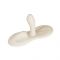Sit-on-top смарт-вібратор Zalo – Flora Smart Vibrating Pad Ivory White, 9 моторів