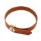 Маска на очі LOCKINK Blindfold Kit, коричнева, натуральна шкіра, регульований обсяг