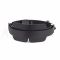 Маска на очі LOCKINK Blindfold Kit, чорна, натуральна шкіра, регульований обсяг