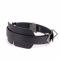 Маска на очі LOCKINK Blindfold Kit, чорна, натуральна шкіра, регульований обсяг