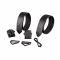 Фіксатори для рук та ніг LOCKINK Wristcuffs/Anklecuffs, чорні, натуральна шкіра