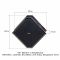 Сумка для секс-іграшок LOCKINK Mysterious Square Kink Bag, чорна, набір для бондажу в комплекті
