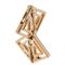 Затискачі для сосків з важкою підвіскою LOCKINK Adjustable Nipple Clamps with Heavy Pendant, під золото