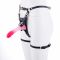 Страпон LOCKINK SEVANDA Queen Sheba Strapon Pink Dildo, регульовані кріплення, силіконовий дилдо
