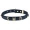 Нашийник LOCKINK Dark DIY Alphabet Collar, чорний, штучна шкіра, букви зі стразами