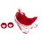 Анальна пробка з хвостом лисиці LOCKINK SEVANDA Red Vixen Set with Pear-shape Plug