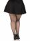 Колготки Leg Avenue Spandex micro net tights, 1X/2X, чорні, у дрібну сітку, середня посадка