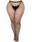 Колготки Leg Avenue Spandex micro net tights, 1X/2X, чорні, у дрібну сітку, середня посадка