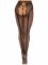 Стрип-колготки Leg Avenue Crotchless Net Tights with Heart Backseam, One Size, чорні, з доступом