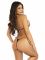 Комплект Leg Avenue Bikini top and thong panty, One Size, чорний, зі стразами, м’який ліф та стрінги