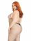 Бодістокінг Leg Avenue Racer neck bodystocking Black Queen Size