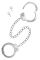 Металеві поножі Fetish Tentation Adjustable metal ankle cuffs