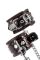 Наручники Fetish Tentation Premium Patent Leather Handcuffs, знімний ланцюжок