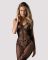 Бодістокінг Obsessive Bodystocking F241, S/M/L, сітка по всьому тілу, відкриті руки, відкрита спина