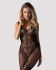 Бодістокінг Obsessive Bodystocking F241, S/M/L, сітка по всьому тілу, відкриті руки, відкрита спина