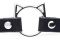 Чокер Master Series Kinky Kitty Ring Slim Choker - Black