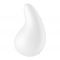 Вібратор для зовнішньої стимуляції Satisfyer Dew Drop White, 2 мотори, 12 режимів, м’який корпус