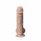 Фалоімітатор SilexD Tomas Real Skin Flesh MODEL 1, реалістичний, на присосці, діаметр 4,9 см