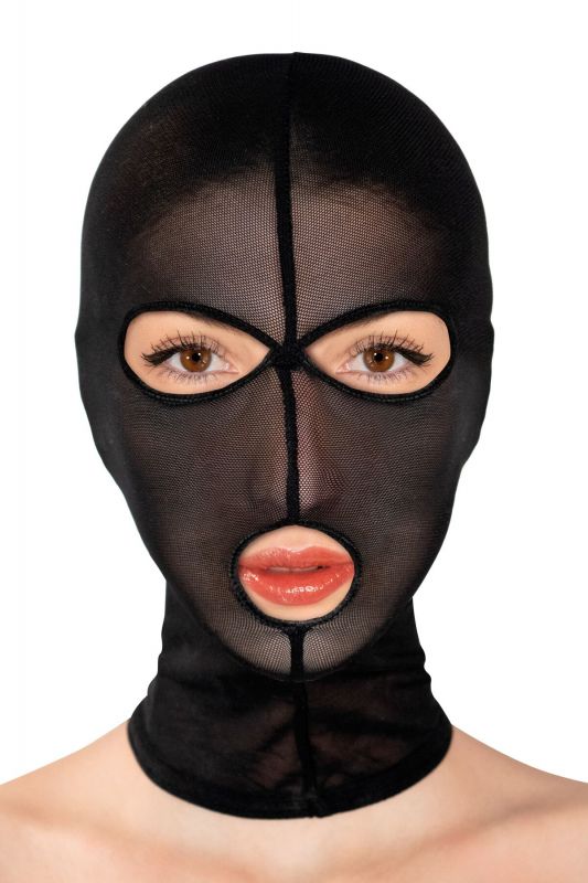 Капюшон Fetish Tentation Feshnet Hood, напівпрозора сітка