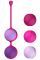 Вагінальні кульки Liebe Kewos — Cerise/Candy Violet, 5 кульок у комплекті, 15, 25, 35, 45 та 55 г