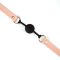 Повітропроникний кляп Liebe Seele Dark Candy Pink Ball Gag, силіконова кулька, діаметр 4,3 см