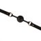 Повітропроникний кляп Liebe Seele Boudoir Amor Ball Gag Black, силіконова кулька, діаметр 4,3 см