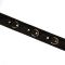 Нашийник з повідцем Liebe Seele Boudoir Amor Collar with Leash Black, три кільця