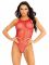 Боді-сітка Leg Avenue Net snap crotch tank bodysuit Red, One Size