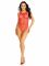 Боді-сітка Leg Avenue Net snap crotch tank bodysuit Red, One Size