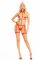 Костюм медсестри Leg Avenue 2PC Vegan Leather Nurse Harness Teddy and Headband Red M, шапочка