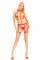 Костюм медсестри Leg Avenue 2PC Vegan Leather Nurse Harness Teddy and Headband Red L, шапочка