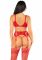 Комплект ліф, трусики, пояс із панчохами Leg Avenue One Size, Red